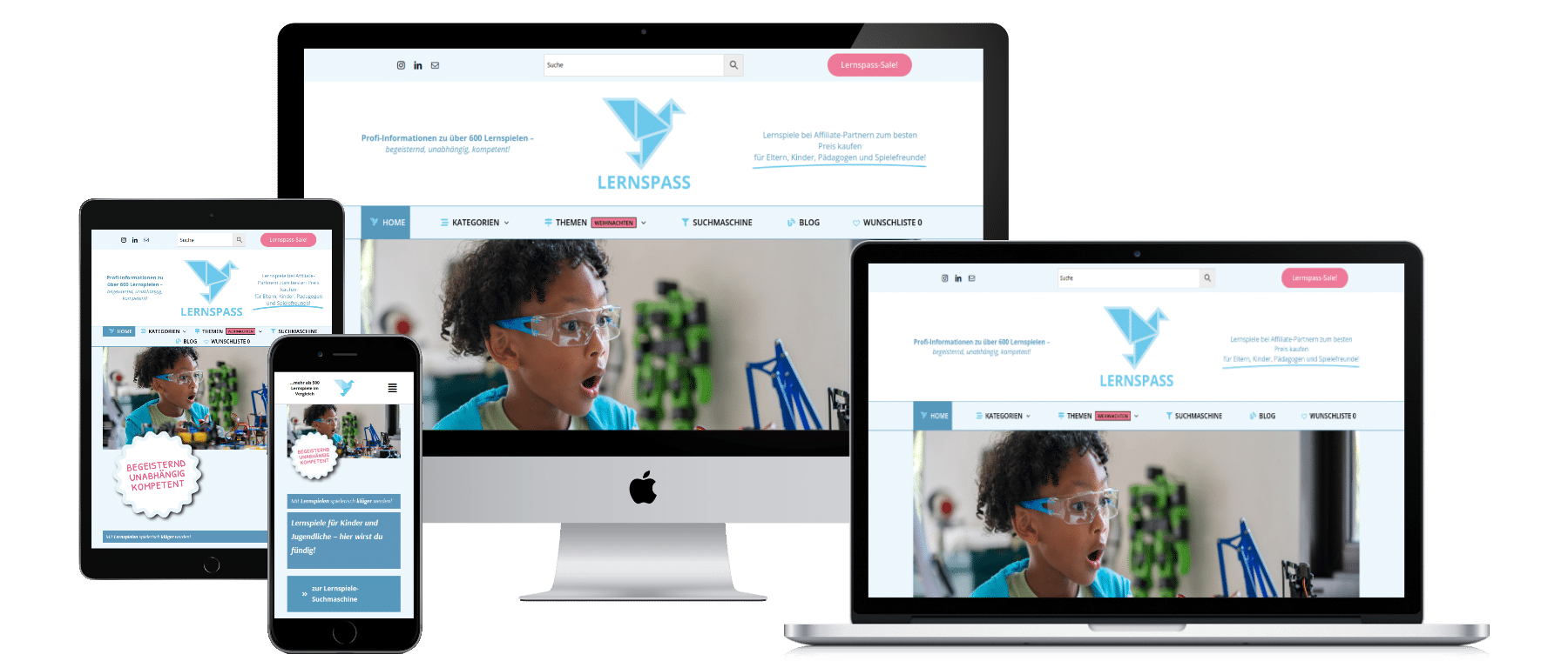 Lernspass Spieleplatform